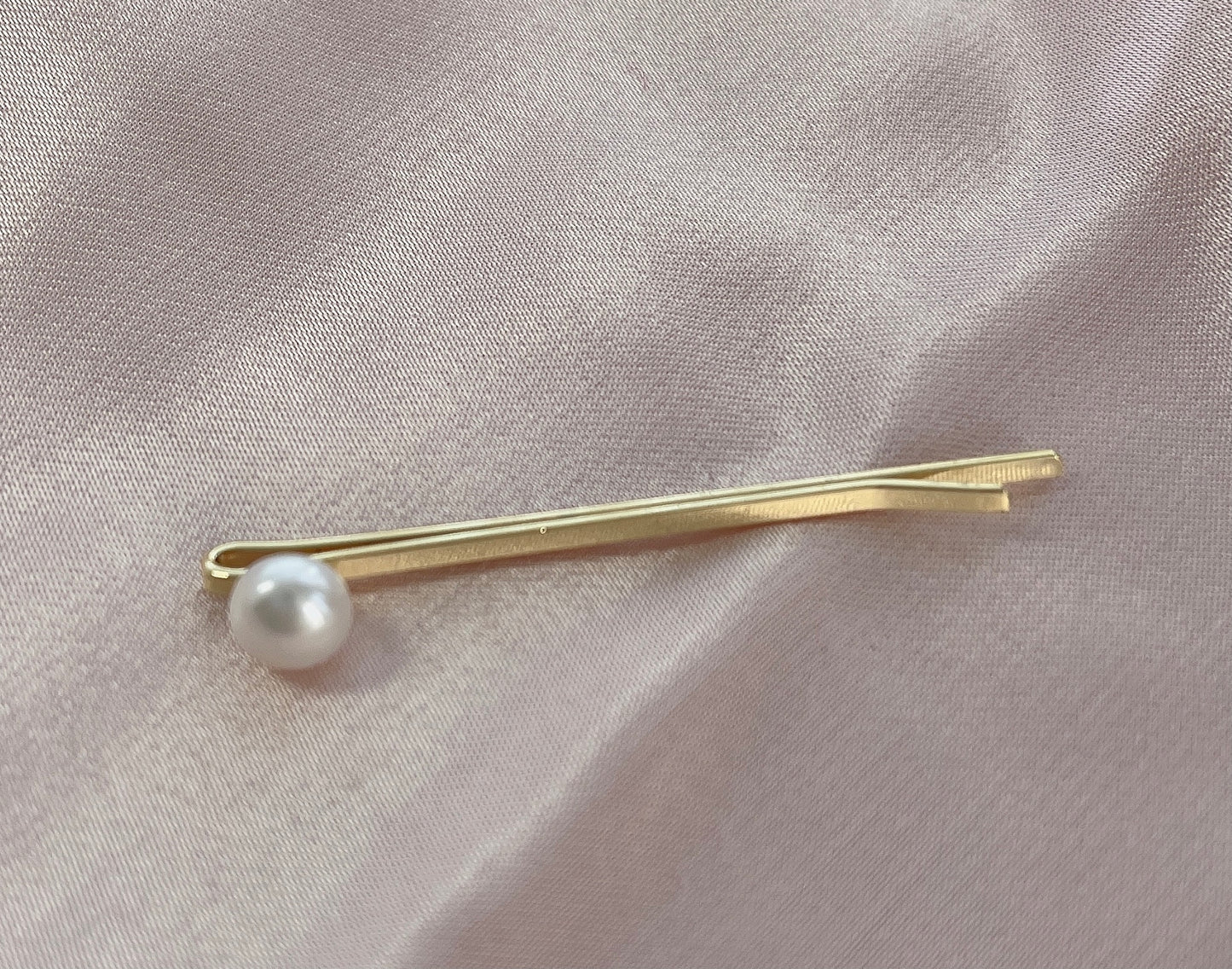 freshwater pearl hair pins, Pearlpretty single pearl hairpin